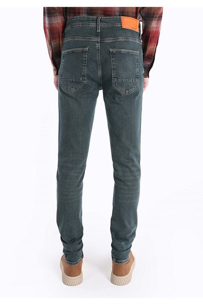 Colin's Straight Fit Low Waist Straight Leg Men's Green Jean Denim Trousers
