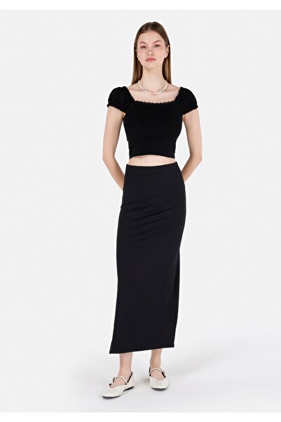 Colin's Siyah Kadın Tshirt K.kol