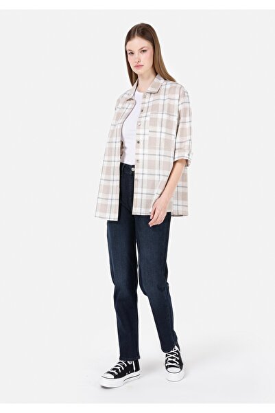 Colin's Bej Kadın Gömlek U.kol