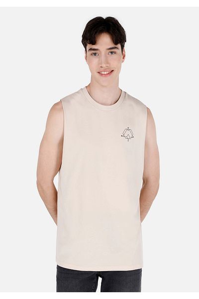 Colin's Regular Fit Men's Beige Undershirt