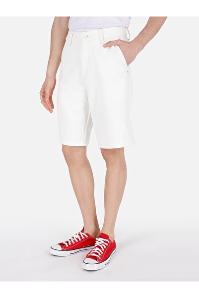 Colin's Fit Orta Bel Düz Erkek Natural Jean Şort