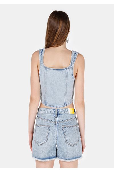 Colin's Slim Fit Crew Neck Blue Women's Bustier