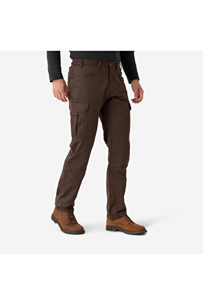 Decathlon Solognac Men's Cargo Hunter Pants - Brown - Hunting and Nature Observation - Steppe 500