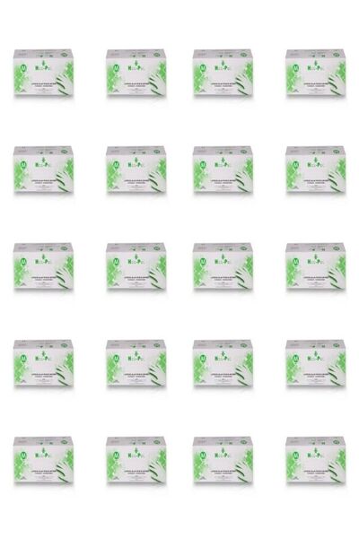 Has-Pet Powder Free Latex Gloves 100 Pack 20 Pieces Size m Powder Free Latex ...