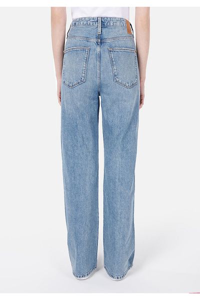 Colin's 900 Laris Regular Fit High Waist Wide Leg Blue Women's Pants