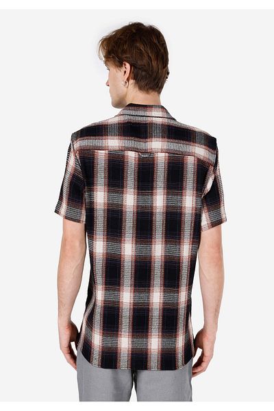 Colin's Men's Shirt - Navy Blue, Sleeves