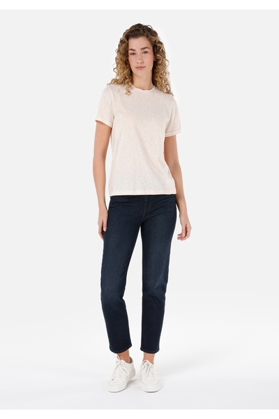 Colin's Γυναικείο T-Shirt εκρού - Μανίκι