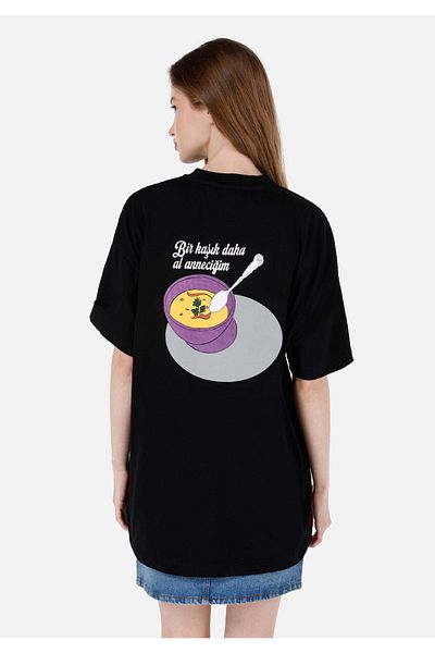 Colin's Unisex Lilseb Slogan Black T-Shirt