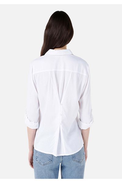 Colin's White Women's Shirt U.Sleeve