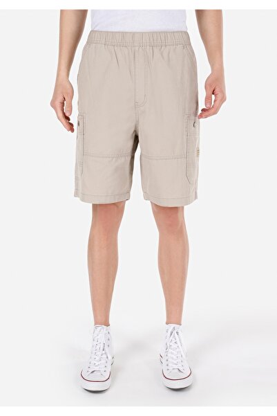 Colin's Comfort Fit Orta Bel Düz Erkek Bej Şort