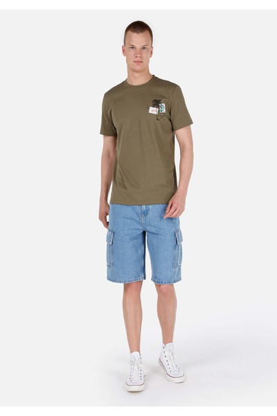 Colin's Ανδρικό Πράσινο Tshirt - Με Μανίκια