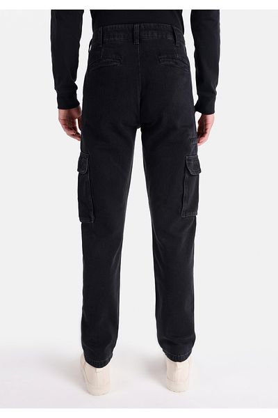 Colin's Cargo Fit Mid Waist Straight Leg Men's Zipper Indigo Jean Pants