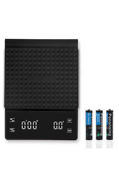 Generic TLOG Digital Coffee Scale with Timer and Backlit LCD, Easy-Touch Digital Food Scale 3kg - 0.1g (Batt