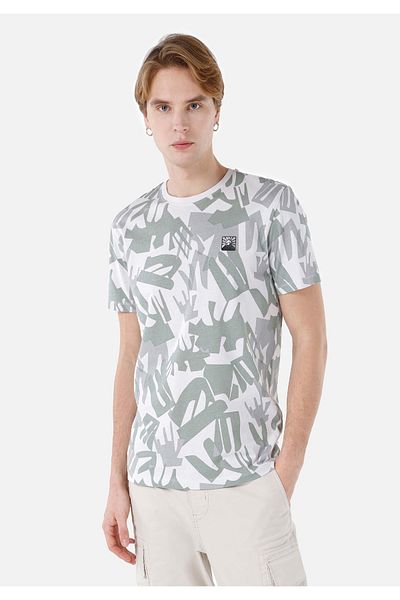Colin's Men's Green T-shirt - Sleeves