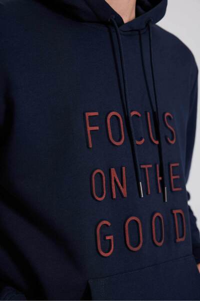 D'S Damat Ds Groom Slim Fit Navy Blue Sweatshirt