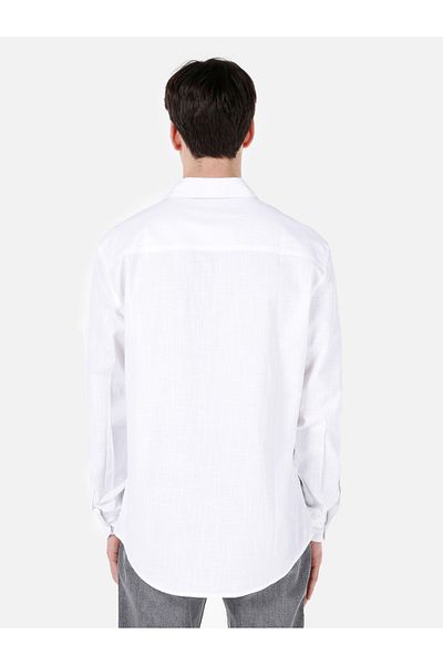 Colin's White Men's Shirt U. Sleeve