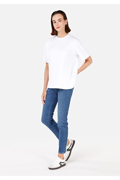 Colin's Slim Fit Orta Bel Düz Paça Kadın İndigo Jean Pantolon