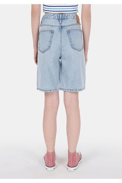 Colin's Regular Fit High Waist Women's Blue Jean Shorts