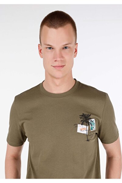 Colin's Ανδρικό Πράσινο Tshirt - Με Μανίκια