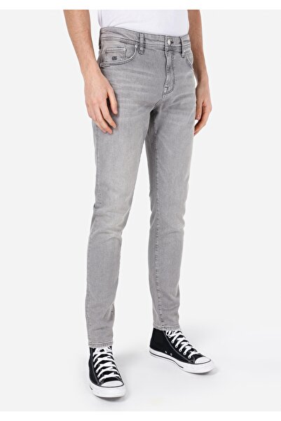 Colin's Slim Fit Erkek Gri Jean Pantolon