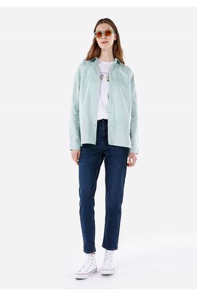 Colin's Maria 896 Mid Waist Dark Blue Jeans - Relaxed Cut Women's Trousers Cl 1067220