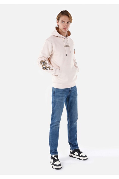 Colin's Regular Fit Erkek Ekru Sweatshirt