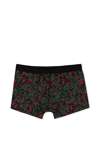Colin's Modern Fit Printed Men's Black Boxers