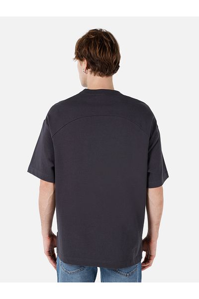 Colin's Anthracite Men's Short Sleeve T-Shirt - Relaxed Fit, Crew Neck, Printed Cl 1068199