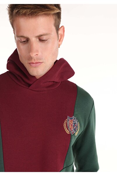 Colin's Мъжки зелен суитшърт с нормална кройка