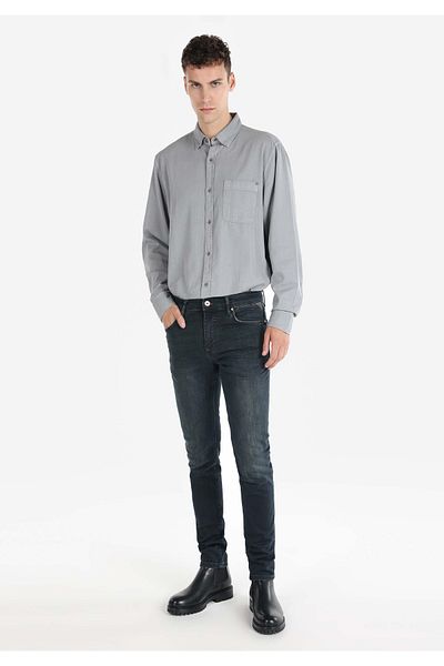 Colin's Slim Fit Low Waist Narrow Leg Men's Dark Indigo Jean Pants