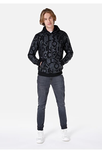 Colin's Regular Fit Erkek Siyah Sweatshirt