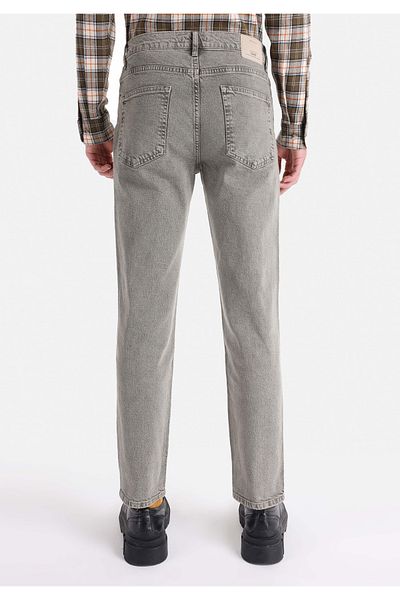 Colin's Green Mid-Waist Regular Fit Men's Trousers