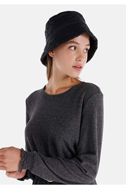 Colin's Regular Fit Kadın Antrasit Kısa Kol Elbise