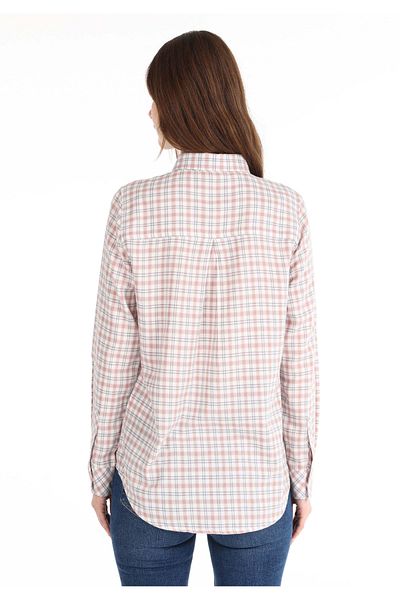 Colin's Regular Fit Shirt Neck Plaid Women's Multicolor Long Sleeve Shirt