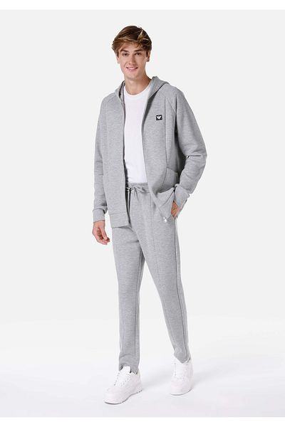 Colin's Slim Fit Mid Waist Men's Gray Sweatpants