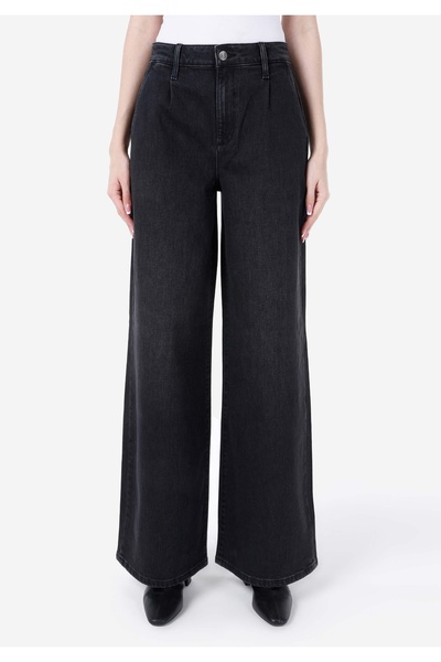 Colin's Regular Fit Women's Black Denim Jean Trousers