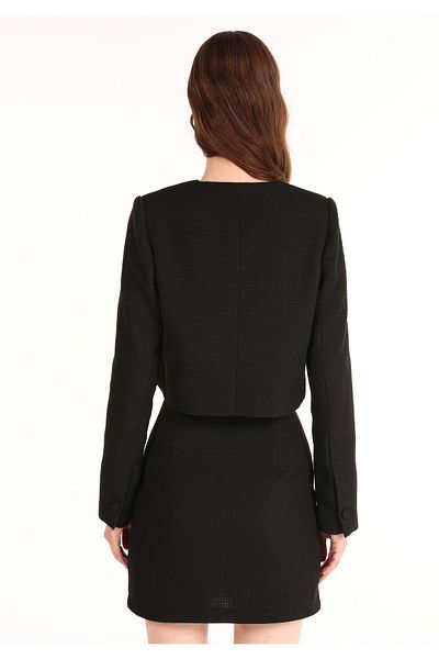 Colin's Regular Fit Women's Black Jacket