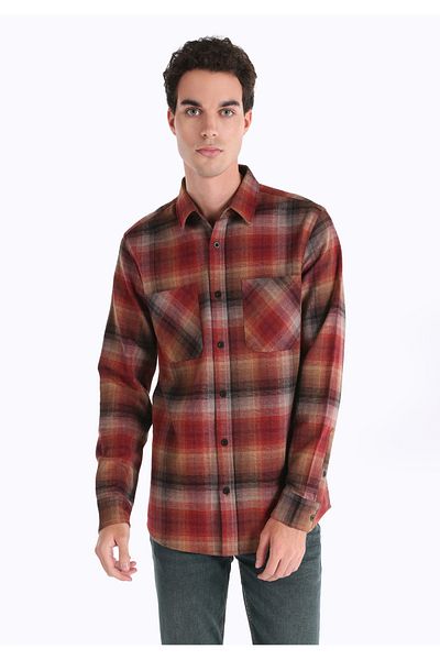 Colin's Men's Shirt - Brown, U.sleeve