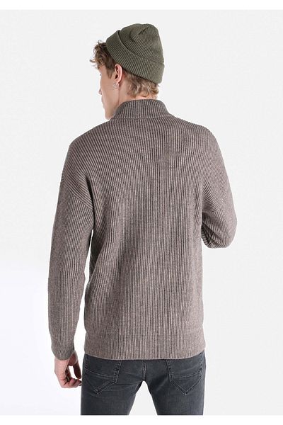 Colin's Comfort Fit Men's Brown Cardigan
