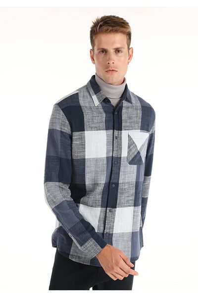 Colin's Blue Men's Shirt U.sleeve