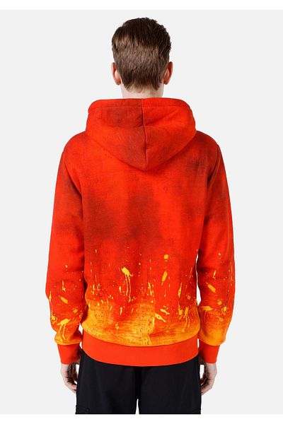 Colin's Regular Fit Men's Orange Sweatshirt
