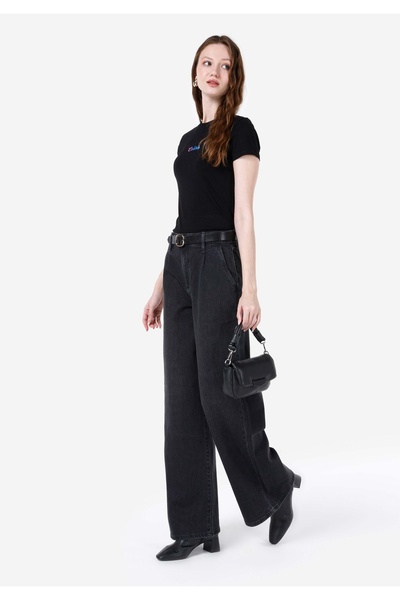 Colin's Regular Fit Women's Black Denim Jean Trousers