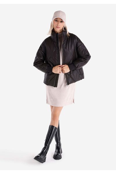 Colin's Regular Fit Women's Beige Long Sleeve Dress