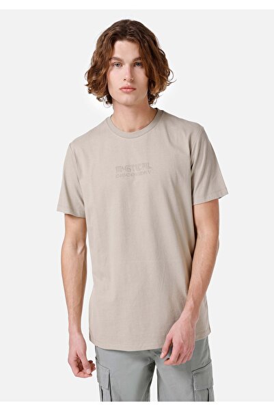 Colin's Bej Erkek Tshirt K.kol