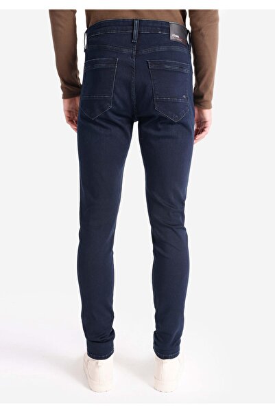 Colin's Slim Fit Düşük Bel Dar Paça Erkek Koyu İndigo Jean Pantolon