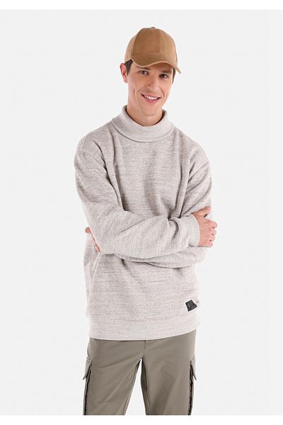 Colin's Men's Long Sleeve Regular Fit Semi Turtleneck T-Shirt