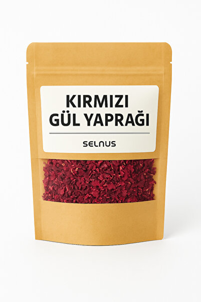 SELNUS Gül Yaprağı 75 GRAM ( Kurutulmuş Gül Yaprakları ) Gül Çayı ( Dried Ros...