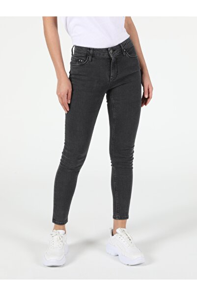 Colin's Super Slim Fit Orta Bel Dar Paça Kadın Denim Jean Pantolon