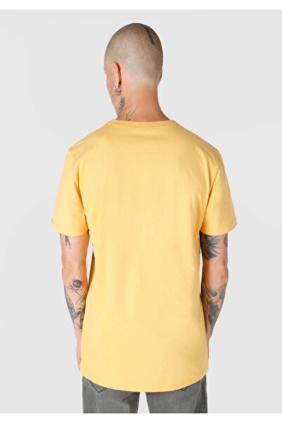 Colin's Κίτρινο ανδρικό κοντομάνικο μπλουζάκι - Crew λαιμόκοψη, κανονική εφαρμογή