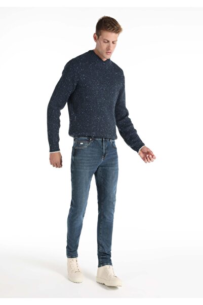 Colin's Slim Fit Düşük Bel Dar Paça Erkek Koyu İndigo Jean Pantolon
